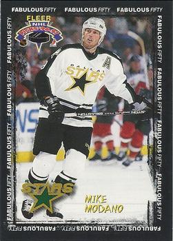1996-97 Fleer NHL Picks - Fabulous 50 #30 Mike Modano Front