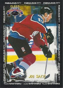 1996-97 Fleer NHL Picks - Fabulous 50 #41 Joe Sakic Front