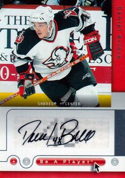 2005-06 Upper Deck Be a Player - Signatures #DB Daniel Briere Front