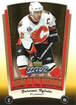 2005-06 Upper Deck MVP - Rising to the Occasion #RO4 Jarome Iginla Front