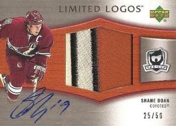 2005-06 Upper Deck The Cup - Limited Logos #LL-SD Shane Doan Front