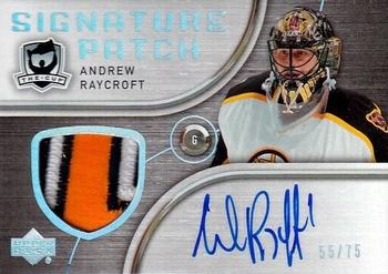 2005-06 Upper Deck The Cup - Signature Patches #SP-AR Andrew Raycroft Front