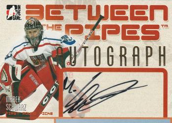 2006-07 In The Game Between The Pipes - Autograph #A-MS2 Marek Schwarz Front