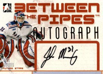 2006-07 In The Game Between The Pipes - Autograph #A-JM John Murray  Front