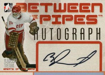 2006-07 In The Game Between The Pipes - Autograph #A-VT Vladislav Tretiak  Front