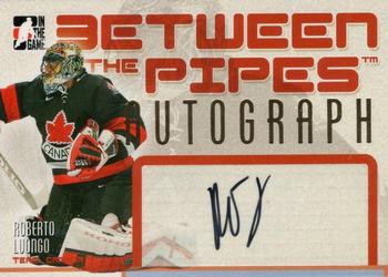 2006-07 In The Game Between The Pipes - Autograph #A-RL2 Roberto Luongo Front