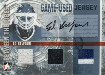 2006-07 In The Game Between The Pipes - Game Used Jersey Autograph #GUJ-71 Ed Belfour  Front