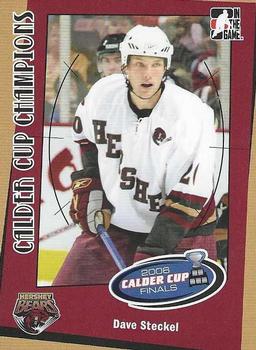 2006-07 In The Game Heroes and Prospects - Calder Cup Champions #CC-08 Dave Steckel Front