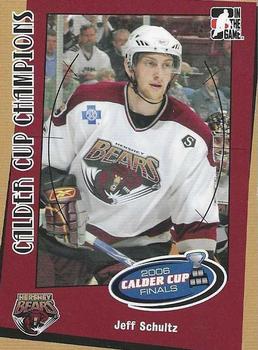 2006-07 In The Game Heroes and Prospects - Calder Cup Champions #CC-12 Jeff Schultz  Front