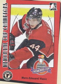 2006-07 In The Game Heroes and Prospects - Memorial Cup Champions #MC-06 Marc-Edouard Vlasic  Front