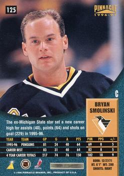 1996-97 Pinnacle #125 Bryan Smolinski Back