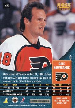 1996-97 Pinnacle #44 Dale Hawerchuk Back