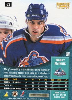 1996-97 Pinnacle #62 Marty McInnis Back