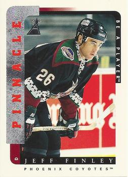1996-97 Pinnacle Be a Player #156 Jeff Finley Front