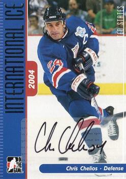 2006-07 In The Game Used International Ice - Autographs #A-CC Chris Chelios  Front