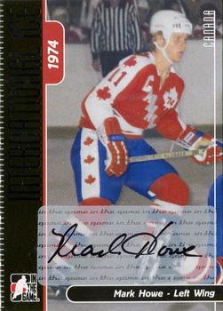 2006-07 In The Game Used International Ice - Autographs #A-MH Mark Howe  Front