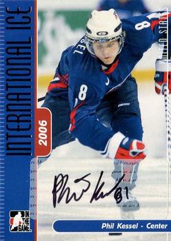 2006-07 In The Game Used International Ice - Autographs #A-PK Phil Kessel  Front
