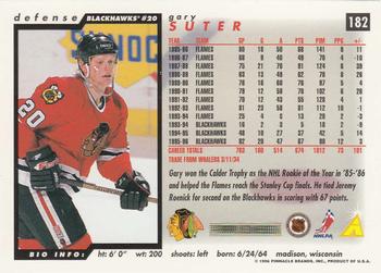 1996-97 Score #182 Gary Suter Back