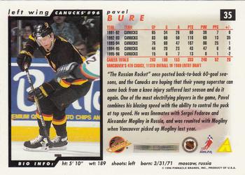 1996-97 Score #35 Pavel Bure Back