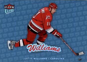 2006-07 Ultra - Ice Medallion #38 Justin Williams  Front