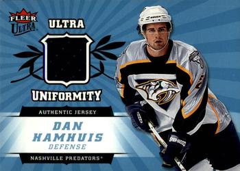 2006-07 Ultra - Ultra Uniformity #U-DH Dan Hamhuis  Front
