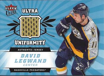 2006-07 Ultra - Ultra Uniformity #U-DL David Legwand  Front