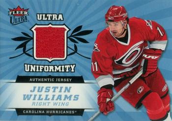 2006-07 Ultra - Ultra Uniformity #U-JW Justin Williams  Front