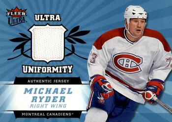 2006-07 Ultra - Ultra Uniformity #U-MR Michael Ryder  Front