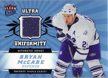 2006-07 Ultra - Ultra Uniformity #U-MC Bryan McCabe  Front