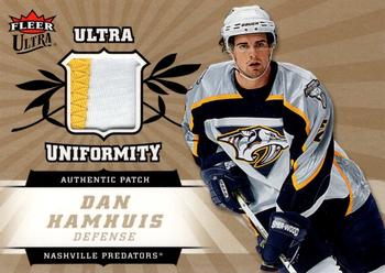 2006-07 Ultra - Uniformity Patches #UP-DH Dan Hamhuis  Front