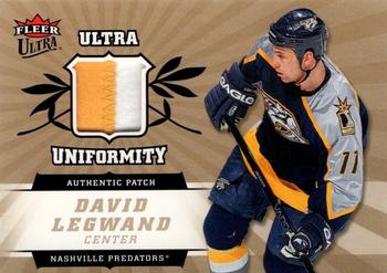 2006-07 Ultra - Uniformity Patches #UP-DL David Legwand  Front