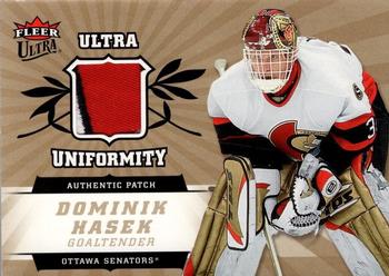 2006-07 Ultra - Uniformity Patches #UP-HA Dominik Hasek  Front