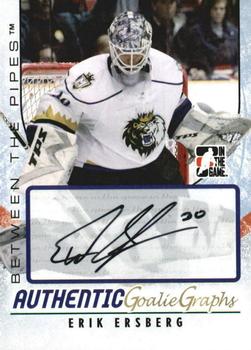 2007-08 In The Game Between the Pipes - Autographs #A-EE Erik Ersberg  Front