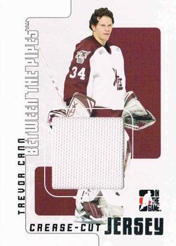 2007-08 In The Game Between the Pipes - Jerseys #CCJ-24 Trevor Cann  Front