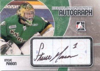 2007-08 In The Game Heroes and Prospects - Autographs #A-SMA Steve Mason  Front