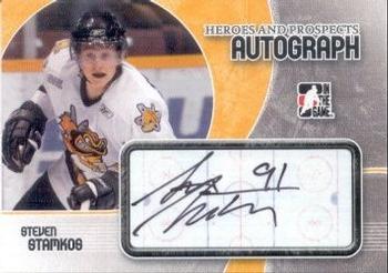 2007-08 In The Game Heroes and Prospects - Autographs #A-SS Steven Stamkos  Front