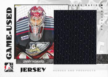 2007-08 In The Game Heroes and Prospects - Jerseys #GUJ-48 Jimmy Howard  Front