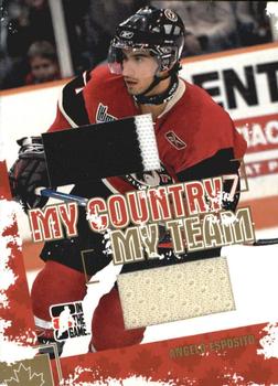 2007-08 In The Game Heroes and Prospects - My Country My Team Gold #MCT-05 Angelo Esposito  Front