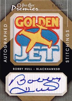 2007-08 O-Pee-Chee Premier - Autographed Premier Stitchings SP #APS-BH Bobby Hull  Front