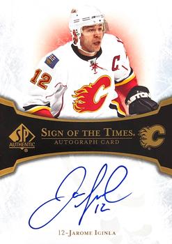 2007-08 SP Authentic - Sign of the Times #ST-JI Jarome Iginla  Front