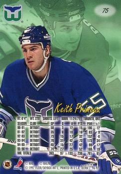 1996-97 Ultra #75 Keith Primeau Back