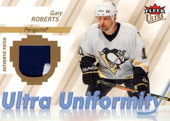 2007-08 Ultra - Uniformity Patches #U-GR Gary Roberts  Front