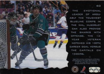 1996-97 Upper Deck Ice #60 Marty McSorley Back