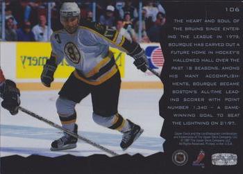 1996-97 Upper Deck Ice #106 Ray Bourque Back