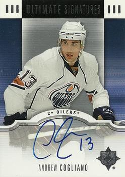2007-08 Upper Deck Ultimate Collection - Ultimate Signatures #US-AC Andrew Cogliano  Front