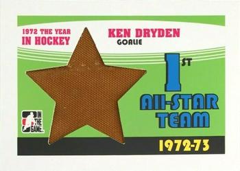 2009-10 In The Game 1972 The Year In Hockey - '72-'73 First Team All Star #FATB-02 Ken Dryden  Front