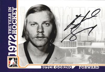 2009-10 In The Game 1972 The Year In Hockey - Autographs #A-BG Butch Goring  Front