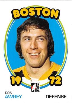 2009-10 In The Game 1972 The Year In Hockey - Blank Backs #6 Don Awrey  Front