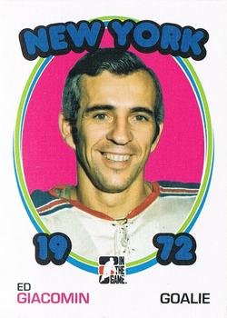 2009-10 In The Game 1972 The Year In Hockey - Blank Backs #37 Ed Giacomin  Front