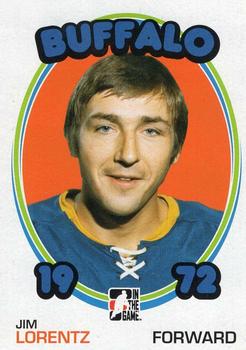 2009-10 In The Game 1972 The Year In Hockey - Blank Backs #46 Jim Lorentz  Front